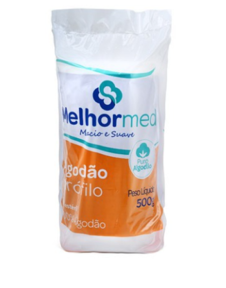 ALGODÃO HIDROF. 500G MELHORMED